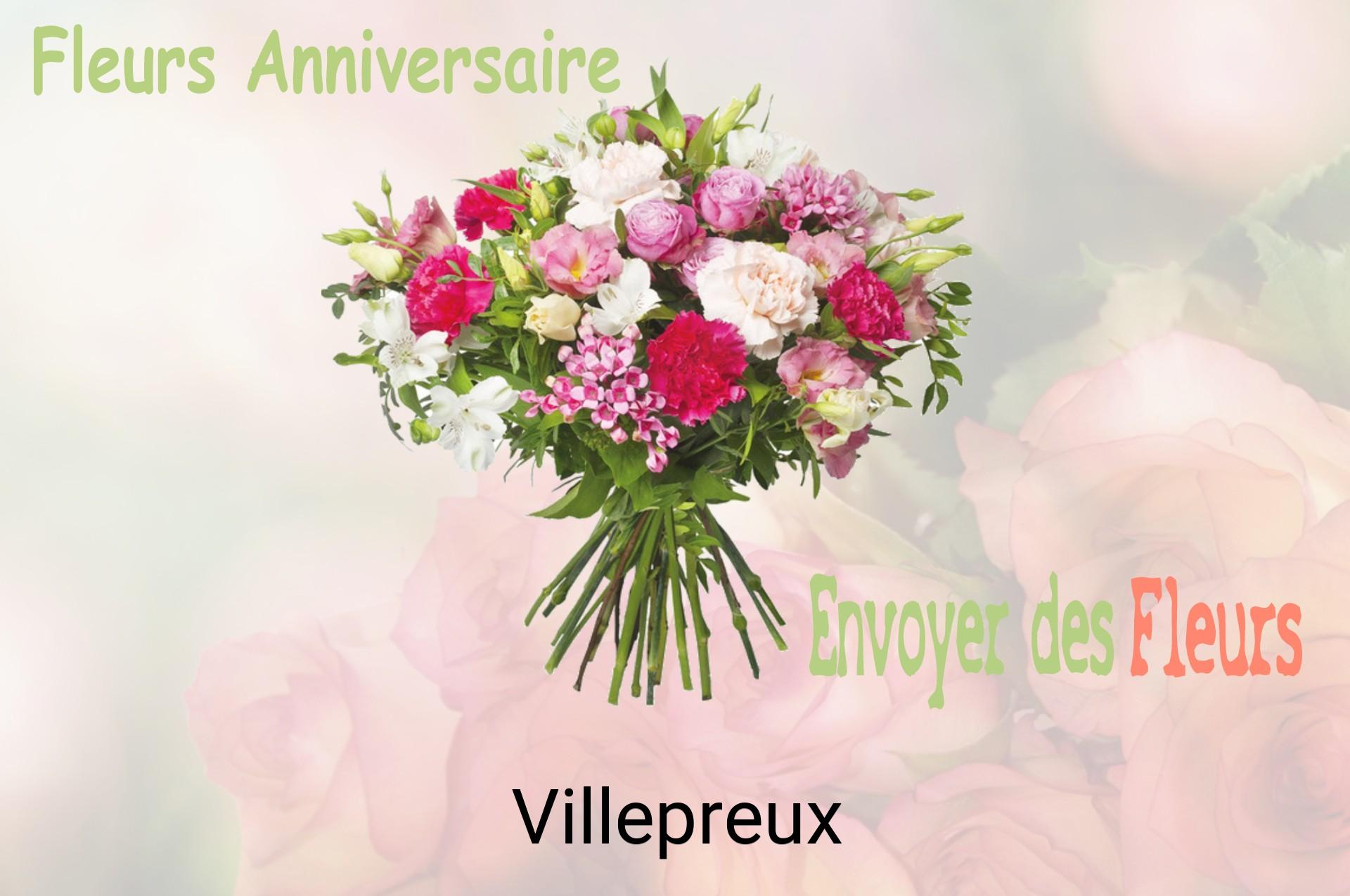 Bouquet de fleurs d’anniversaire livré à Villepreux