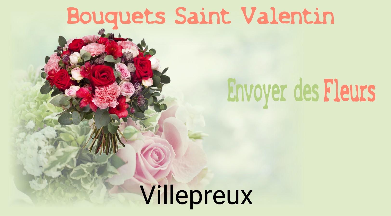 Roses de Saint-Valentin livrées à Villepreux